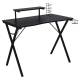 Стол на металлокаркасе BRABIX TECH GT-002 (ш1000*г635*в750мм), черный, 641858 главное фото в маленьком размере
