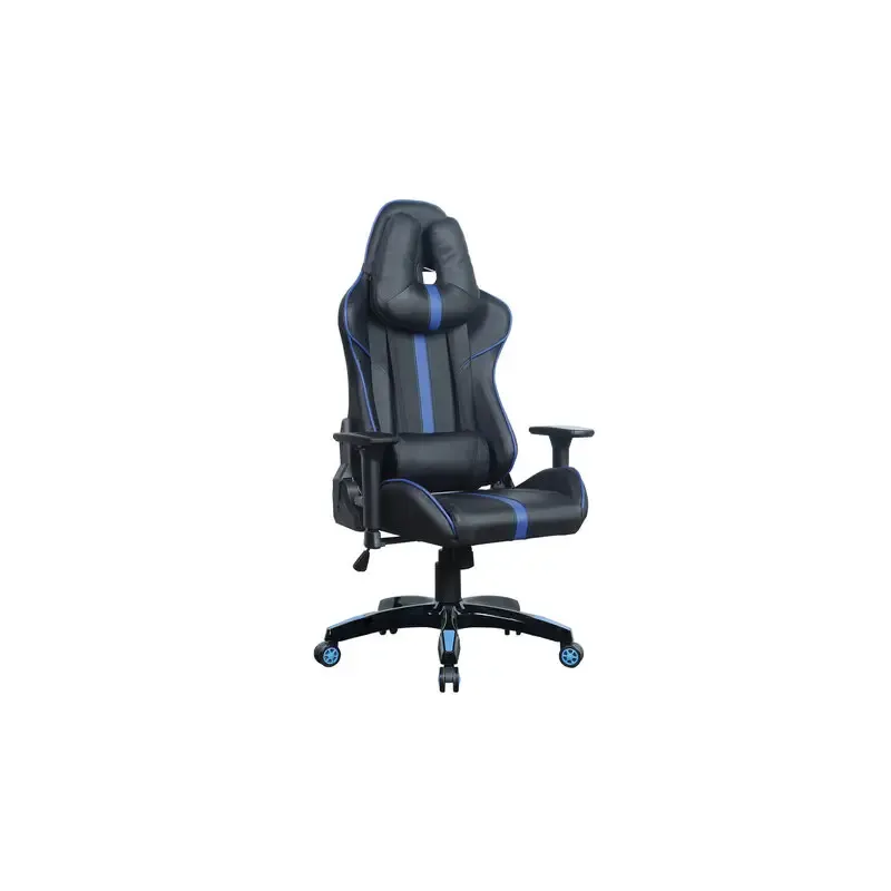 Игровое кресло  "GT Carbon GM-120", две подушки, экокожа, черное/синее, 531930 главное фото