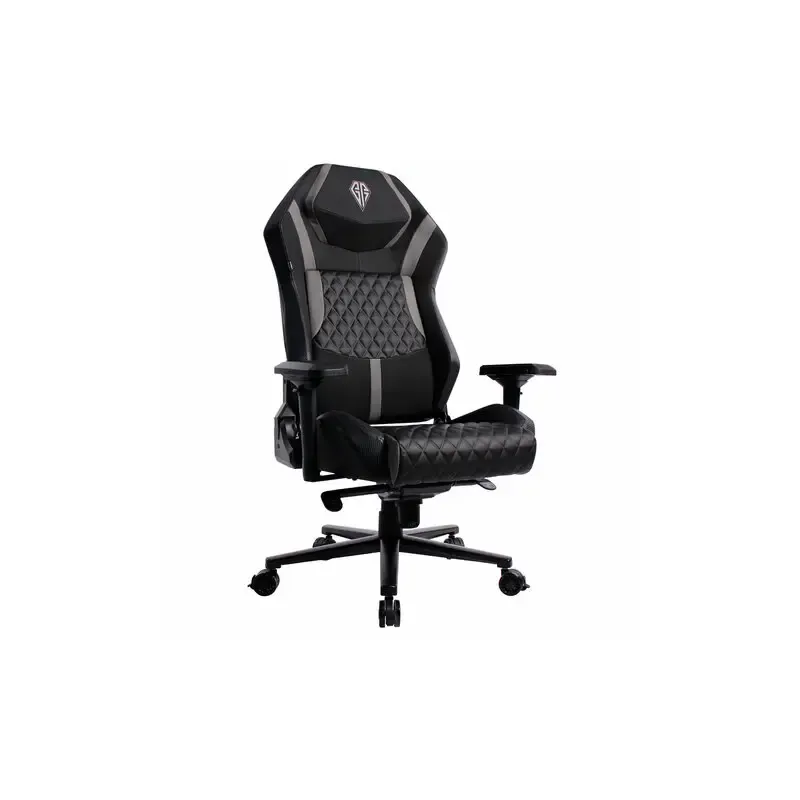 Игровое кресло PREMIUM "Core GM-160", мультиблок, 4D подлокотники, литой поролон, черное/серое, 532952 главное фото