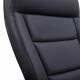 Кресло HAWASAN (ХАВАСАН) "Overlord EX-770", мультиблок, дерево, натуральная кожа, черное, 532934. Фото товара с разных ракурсов.