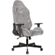 Кресло игровое Knight N1 Fabric серый Light-19 с подголов. крестов. металл. Фото товара с разных ракурсов.