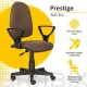 Кресло  "Prestige Ergo MG-311", регулируемая эргономичная спинка, ткань, коричневое, 531875. Фото товара с разных ракурсов.