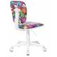 Кресло детское Бюрократ CH-W204NX мультиколор маскарад крестов. пластик пластик белый. Фото товара с разных ракурсов.