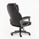 Кресло руководителя PREMIUM Favorite EX-577, пружинный блок, рециклир. кожа, коричневое. Фото товара с разных ракурсов.